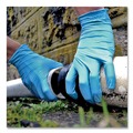 Disposable Gloves | Ammex INPF49100 9.5 in. Long 5 mil Thick Powder-Free Industrial Nitrile Gloves - XX-Large, Blue (1000/Carton) image number 4
