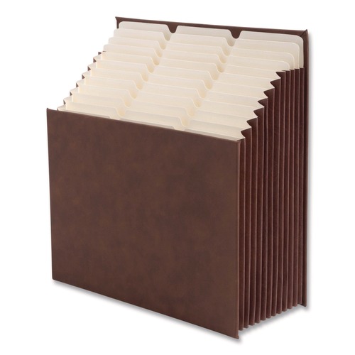 Dividers & Tabs | Smead 70228 Stadium File 10.5-in Expansion 12 Sections 1/3-Cut Tabs Letter Size Saddle image number 0
