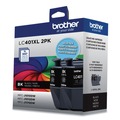 Ink & Toner | Brother LC401XL2PKS LC401XL2PKS 500 Page-Yield High-Yield Ink - Black (2/Pack) image number 1