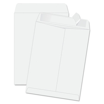 Quality Park QUA44834 11.5 in. x 14.5 in. #14 1/2 Cheese Blade Flap Redi-Strip Catalog Envelope - White (100/Box)