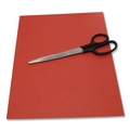 Arts & Crafts Supplies | Westcott 10572 8 in. Long 3 in. Cut Length Straight Contract Scissors - Straight Black Handle image number 2