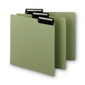 File Folders | Smead 50534 1/3-Cut Tab 8.5 in. x 11 in. Recycled Blank Top Tab File Guides - Green (50/Box) image number 0