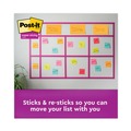 Back to School Sale | Post-it Notes Super Sticky 6845-SSP 8 in. x 6 in. Meeting Notes - Energy Boost Collection Colors (4/Pack) image number 2