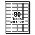 Avery | Avery 15667 0.5 x 1.75 Easy Peel Matte Mailing Labels with Sure Feed Technology - Clear (800/Pack) image number 2