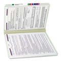 File Folders | Smead 19910 2 in. Expansion Recycled Pressboard Fastener Folders with Two SafeSHIELD Fasteners - Legal Size/Gray-Green (25/Box) image number 4