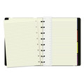 Notebooks & Pads | Filofax B115007U 8.25 in. x 5.81 in. Sheets 1-Subject Medium/College Rule Notebook - Black image number 2