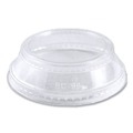 Cups and Lids | World Centric CPLCS12SH Plastic Dome Lid PLA Clear Cold Cup Lids Fits 9 oz to 24 oz Parfait Cups - Clear (1000/Carton) image number 0