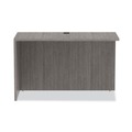 Office Desks & Workstations | Alera ALEVA354824GY 47.25 in. x 23.63 in. x 29.5 in. Valencia Series Reversible Return/Bridge Shell - Gray image number 2
