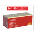 Sticky Notes & Post it | Universal UNV35693 3 in. x 3 in. Self-Stick Note Pads - Yellow (24/Pack) image number 1