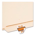 File Folders | Smead 67372 1 x 1.25 Numerical End Tab File Folder 2 Labels - White (1-Roll) image number 2