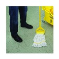  | Boardwalk BWK501WH 5 in. Headband Cotton/Synthetic Super Loop Wet Mop Head - Small, White (12/Carton) image number 3
