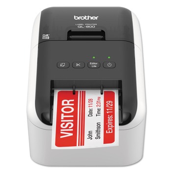 Brother QL800 QL-800 5 in. x 8.75 in. x 6 in. 93 Labels/min Print Speed High-Speed Professional Label Printer