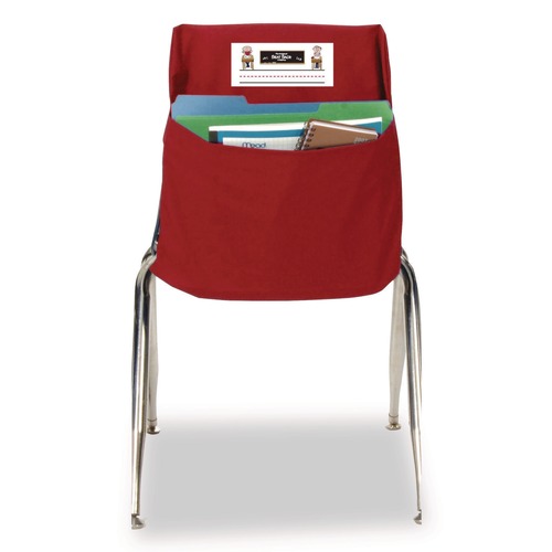 Office Chairs | Victor 10101 11 x 15.5 x 14 Elastic-Back Seat Sack for Chairs 12 in. to 17 in. Wide - Red image number 0
