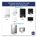 Paper Towels and Napkins | Tork 424824 Advanced 9 x 9.5 1-Ply Multifold Hand Towel - White (16/Carton) image number 3