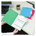 File Folders | Smead 11975 0.75 in. Expansion 2 Fasteners Letter Size Top Tab Colored Fastener Folders - Assorted Colors (50/Box) image number 3