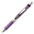 Pens | Pentel BL77-V Medium 0.7 mm EnerGel RTX Retractable Gel Pen - Violet Ink, Violet/Gray Barrel image number 1