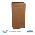  | Scott 98200 17 in. x 14.63 in. 1/8-Fold 2-Ply Dinner Napkins - White (10/Carton) image number 4