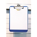Clipboards | Mobile OPS 61623 0.25 in. Clip Capacity Holds 8.5 in. x 11 in. Sheets Unbreakable Recycled Clipboard - Blue image number 4