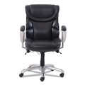 Office Chairs | SertaPedic 49711BRW 18.75 in. to 21.75 in. Seat Height Supports Up to 300 lbs. Emerson Task Chair - Brown Seat/Back, Silver Base image number 1