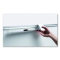 White Boards | MasterVision MA0594830 48 in. x 36 in. Ruled Magnetic Steel Dry Erase Planning Board - White Surface/Satin Aluminum Frame image number 5