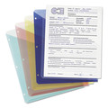 Sheet Protectors | Smead 89505 Organized Up 2-Section Poly Slash Jackets - Letter Size/Assorted Colors (5/Pack) image number 2
