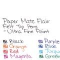 Pens | Paper Mate 1927694 Flair Felt Tip 0.4 mm Stick Porous Point Pen - Assorted Ink and Barrel Colors/Extra-Fine (8-Piece/Set) image number 3