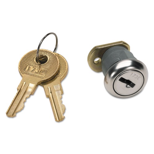 HON | HON HF24.X Vertical File Lock Kit for HON Locking Vertical File Cabinets and Pedestals - Chrome image number 0
