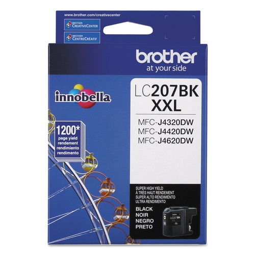 Ink & Toner | Brother LC207BK Innobella 1,200 Page-Yield Super High-Yield Ink - Black image number 0