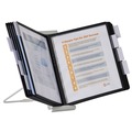 Binders | Durable 561201 InstaView Expandable Desktop Reference System with 10 Panels - Black/White image number 1