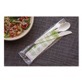  | Eco-Products EP-S015 Plantware Compostable Fork/Knife/Napkin/Spoon Cutlery Kit - Pearl White (250/Carton) image number 3