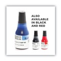 Ink & Toner | COSCO 2000PLUS 033959 0.9 oz. Bottle Pre-Ink High Definition Refill Ink - Blue image number 3