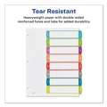 Dividers & Tabs | Avery 11841 1 - 8 Tab 11 in. x 8.5 in. Customizable TOC Ready Index Divider Set - Multicolor (1 Set) image number 4