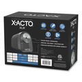 Pencil Sharpeners | X-ACTO 1818X 3.5 in. x 5.5 in. x 4.5 in. AC-Powered XLR Office Electric Pencil Sharpener - Black/Silver/Smoke image number 1