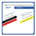 Labels | Brother P-Touch TZES221 0.35 in. x 26.2 ft. TZe Standard Adhesive Laminated Labeling Tape - Black on White image number 4