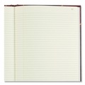 Recordkeeping & Forms | National 57151 Texthide 14 x 8.5 Sheets 1-Subject Medium/College Rule Record Book - Black/Burgundy Cover image number 3