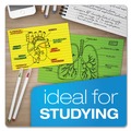Flash Cards | Oxford 40279 3 in. x 5 in. Ruled Index Cards - Glow Green/Yellow Orange/Pink (100/Pack) image number 5