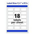 Labels | Avery 06871 1.25 in. x 2.38 in. Vibrant Laser Color-Print Labels with Sure Feed - White (450/Pack) image number 4