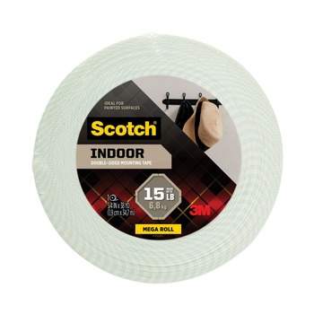 FACILITY MAINTENANCE SUPPLIES | Scotch 110S-MR 3/4 in. x 38 yards Permanent High-Density Foam Mounting Tape - White