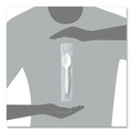 Cutlery | SOLO MOW3-0007 Individually Wrapped Regal Mediumweight Plastic Cutlery Spoon - White (1000/Carton) image number 2