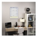 Bulletin Boards | AT-A-GLANCE PM52-28 12 in. x 17 in. 12-Month (Jan-Dec 2026) QuickNotes Wall Calendar - White/Blue/Yellow Sheets image number 2