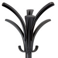 Wall Racks & Hooks | Alba PMBRION 13.75w x 13.75d x 66.25h Brio Coat Stand - Black image number 3