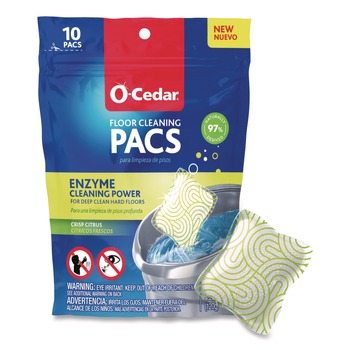 CLEANING WIPES | O-Cedar 172400PK Cleaning PACS - Crisp Citrus Scent (10/Pack)
