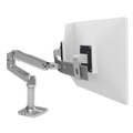 Monitor Stands | Ergotron 45-489-026 LX Dual Direct Polished Aluminum Monitor Arm For 25 in. Monitors image number 1