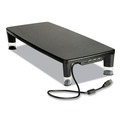 Monitor Stands | 3M MS100B 21.6 in. x 9.4 in. x 2.7 in. to 3.9 in. Supports 33 lbs. Monitor Stand MS100B - Black/Clear image number 0