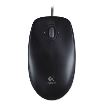  | Logitech 910-001601 USB 2.0 Left/Right Hand Use M100 Corded Optical Mouse - Black