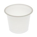 Cups and Lids | Pactiv Corp. YS100 1 oz Plastic Portion Cup - Translucent (200/Sleeve, 25 Sleeves/Carton) image number 0