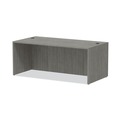 Office Desks & Workstations | Alera ALEVA217236GY 71 in. x 35.5 in. x 29.63 in. Valencia Series Straight Front Desk Shell - Gray image number 2