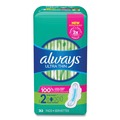 Skin Care & Hygiene | Always 97020PK Size 2 Long Super Absorbent Ultra Thin Pads with Wings (32/Pack) image number 0