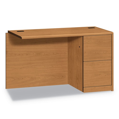 Office Desks & Workstations | HON H10711R.CC 10700 Series 48 in. x 24 in. x 29.5 in. Full Right Pedestal Return - Harvest image number 0