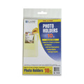 Arts & Crafts Supplies | C-Line 70346 4.38 x 6.5 Peel and Stick Photo Holders - Clear (10/Pack) image number 0